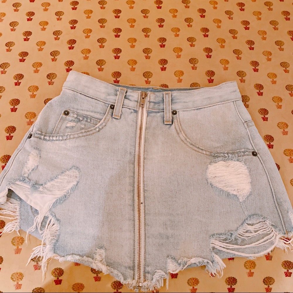CARMAR DENIM SKIRT